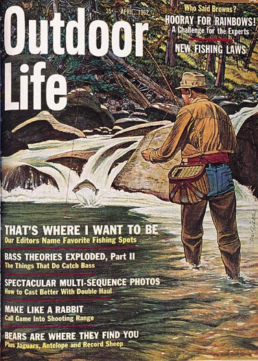 This amazing collection of vintage Outdoors and Fishing magazines