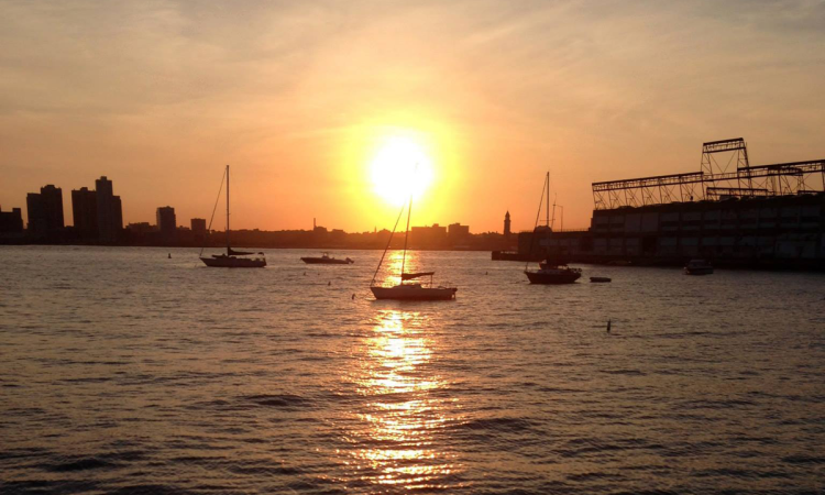 sunset boats