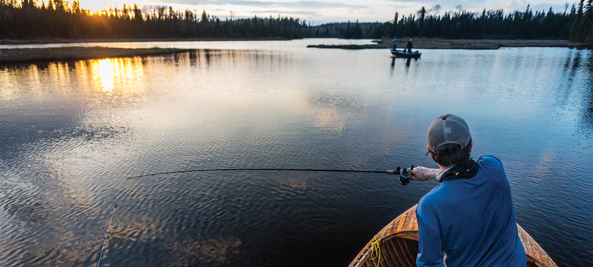 lake fishing for northern pike