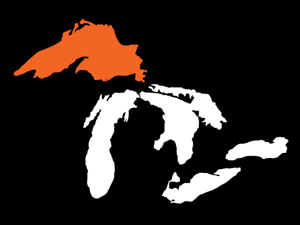 great lakes map