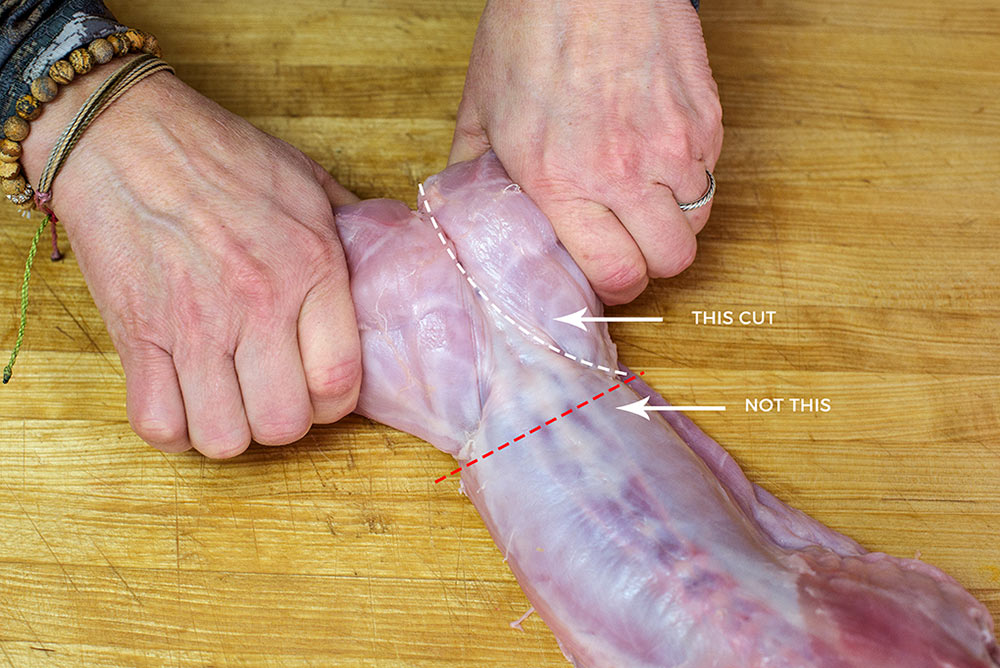 how to butcher a rabbit