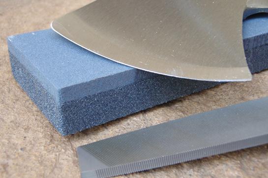 How To Sharpen an Axe or Hatchet or Cleaver on a Sharpening Stone