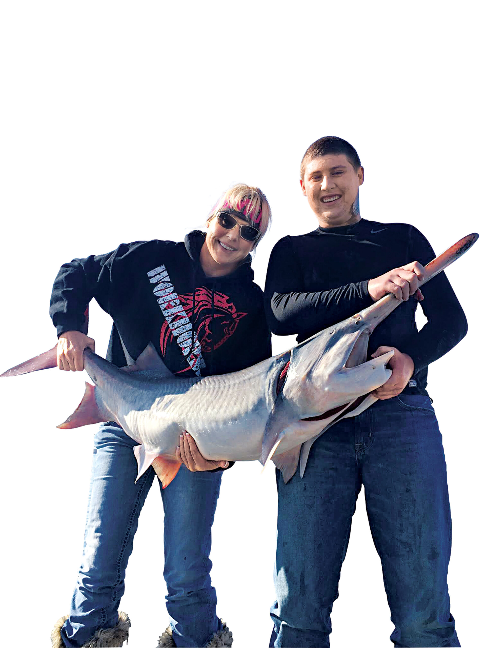 How To Catch Giant Paddlefish with Giant Hooks
