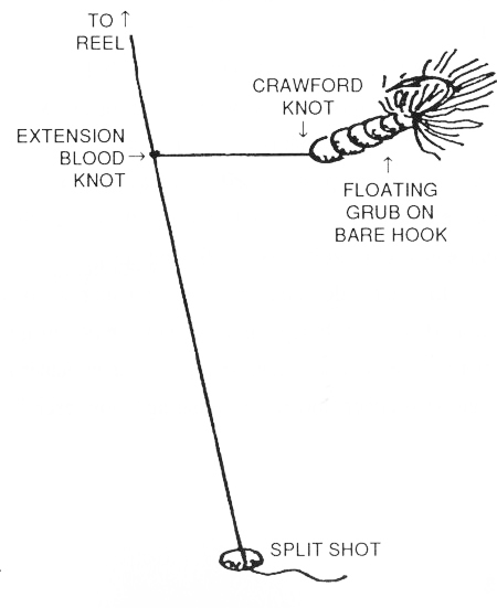 Split Shot And Floating Grub