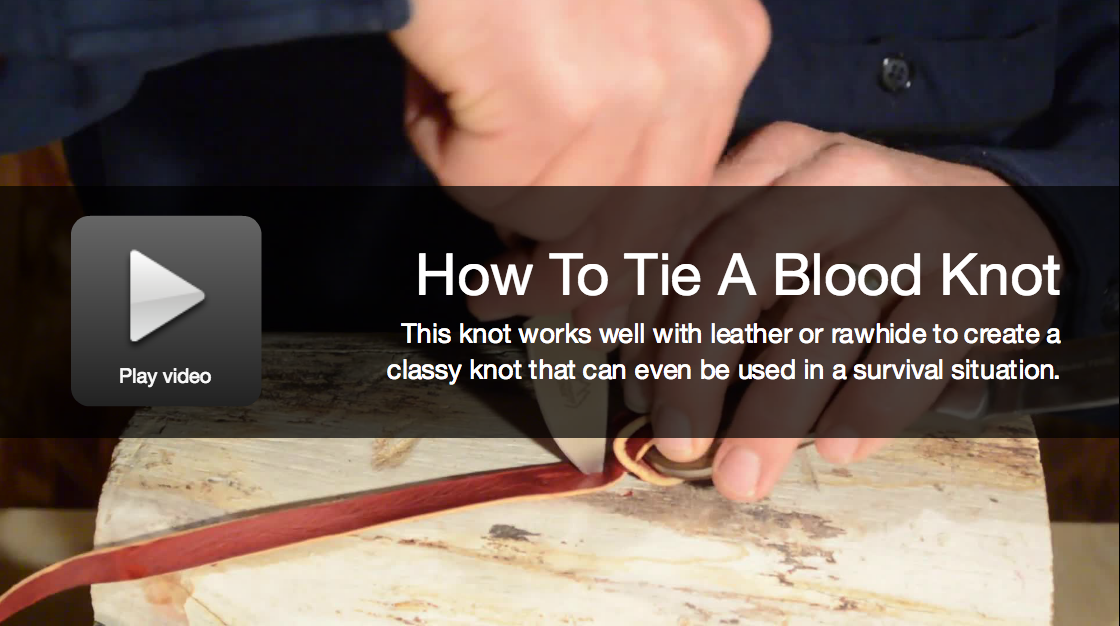 How to tie a Blood Knot