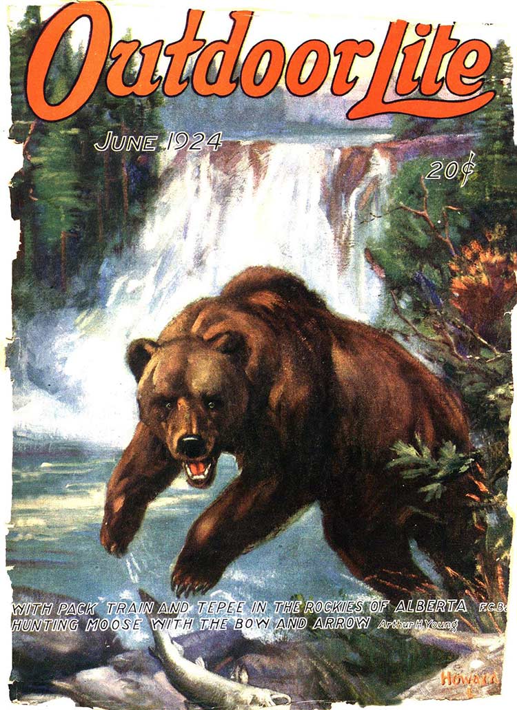 Cover of the June 1924 issue of Outdoor Life