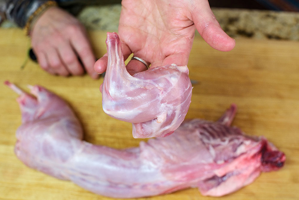 how to butcher a rabbit