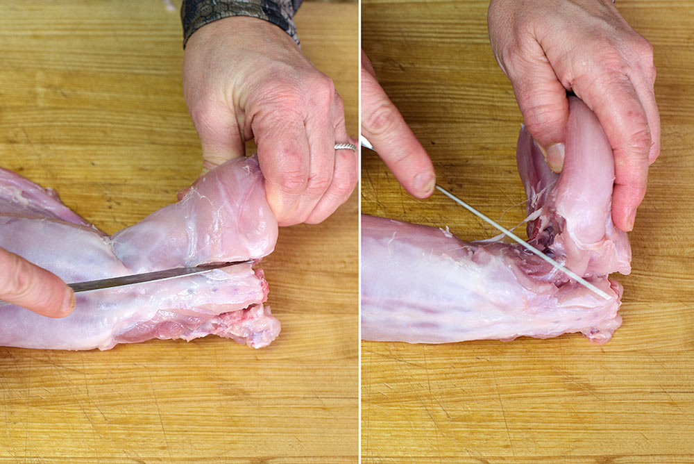 how to butcher a rabbit