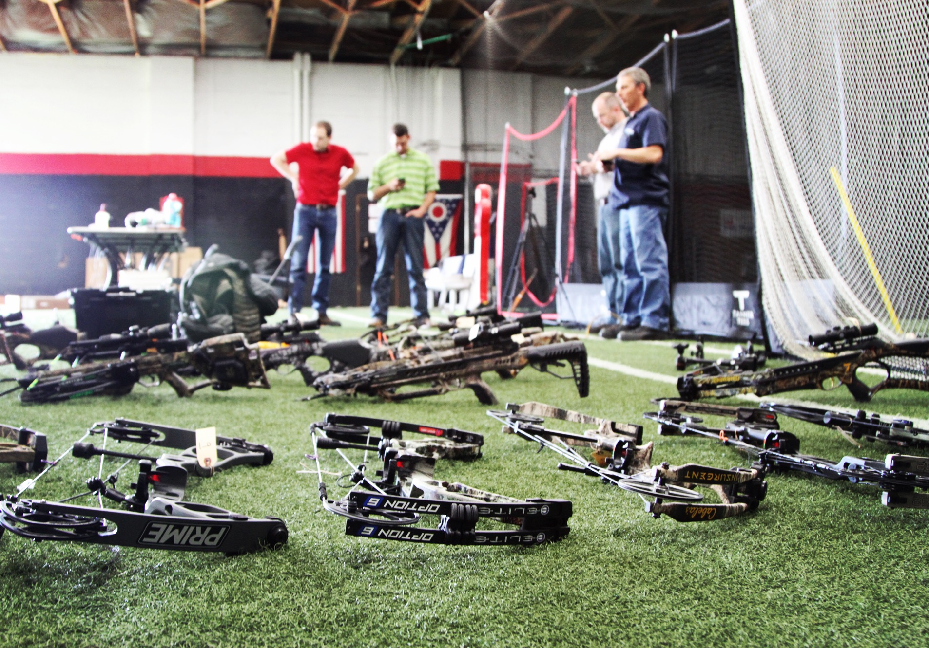 testing compound and crossbows indoors