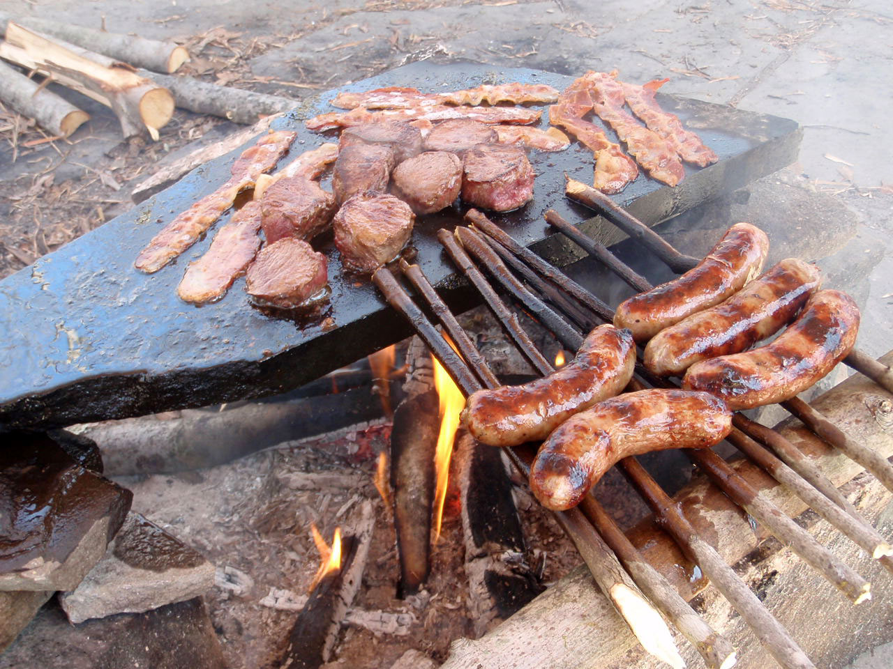 cooking on rocks