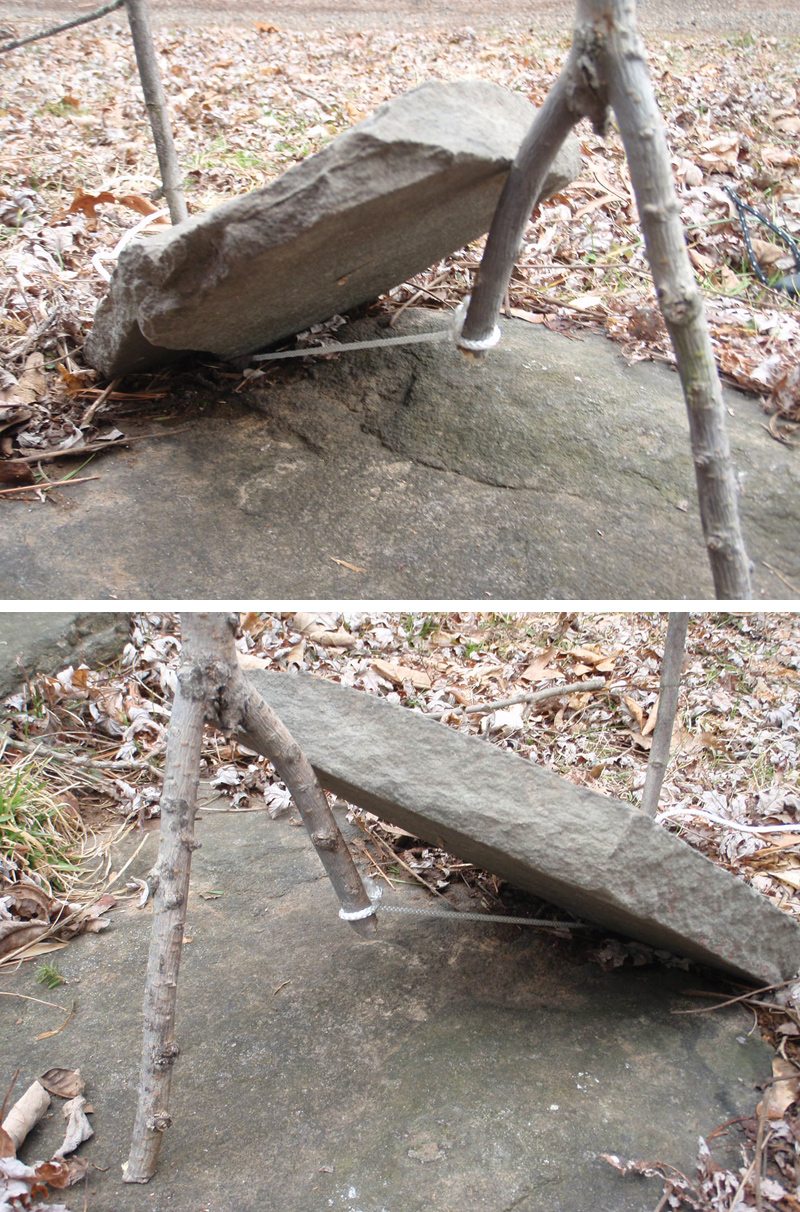 Greasy String Deadfall survival trap