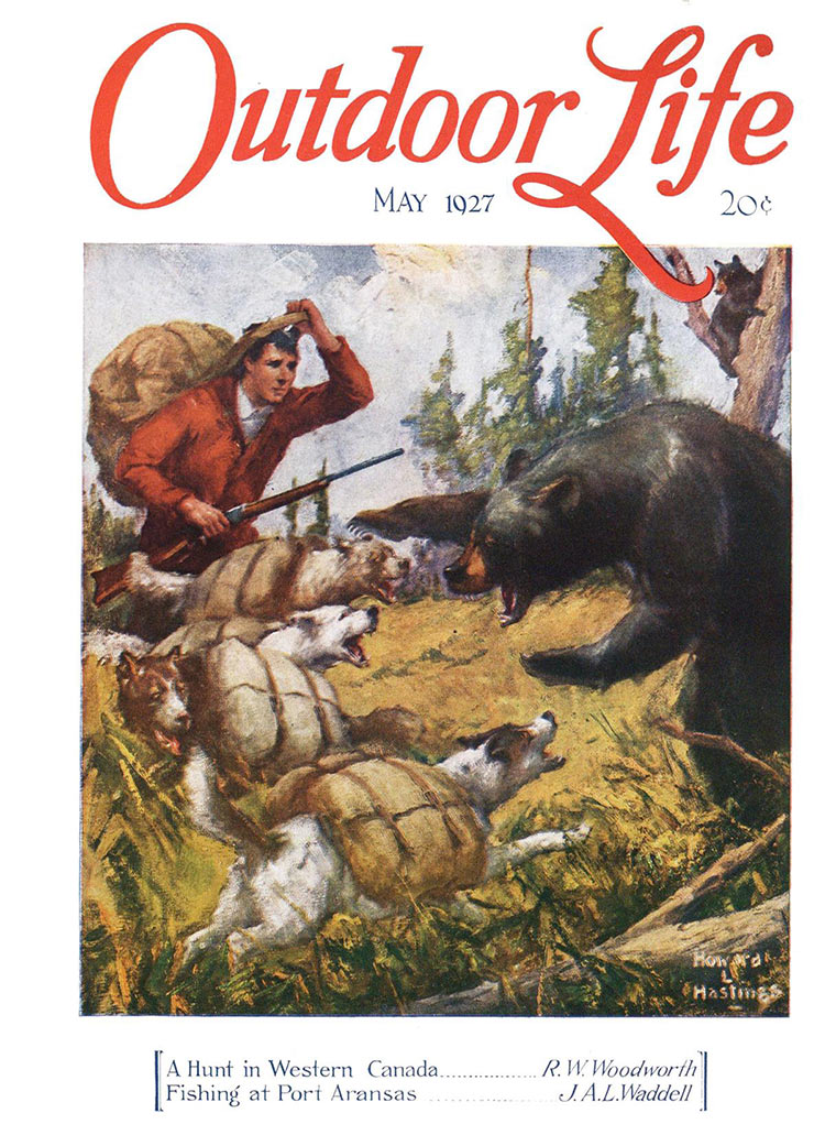 Cover of the May 1927 issue of Outdoor Life