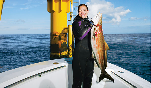 Spearfisherman Abbie Eubanks