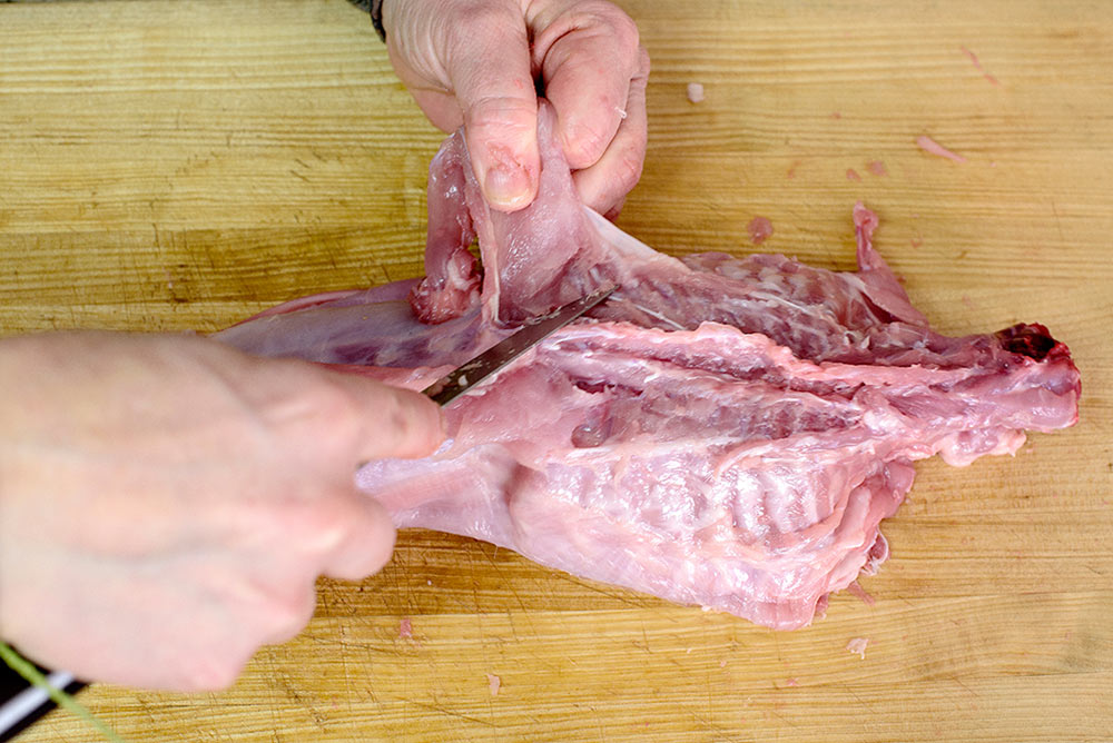 how to butcher a rabbit