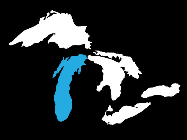 great lakes map