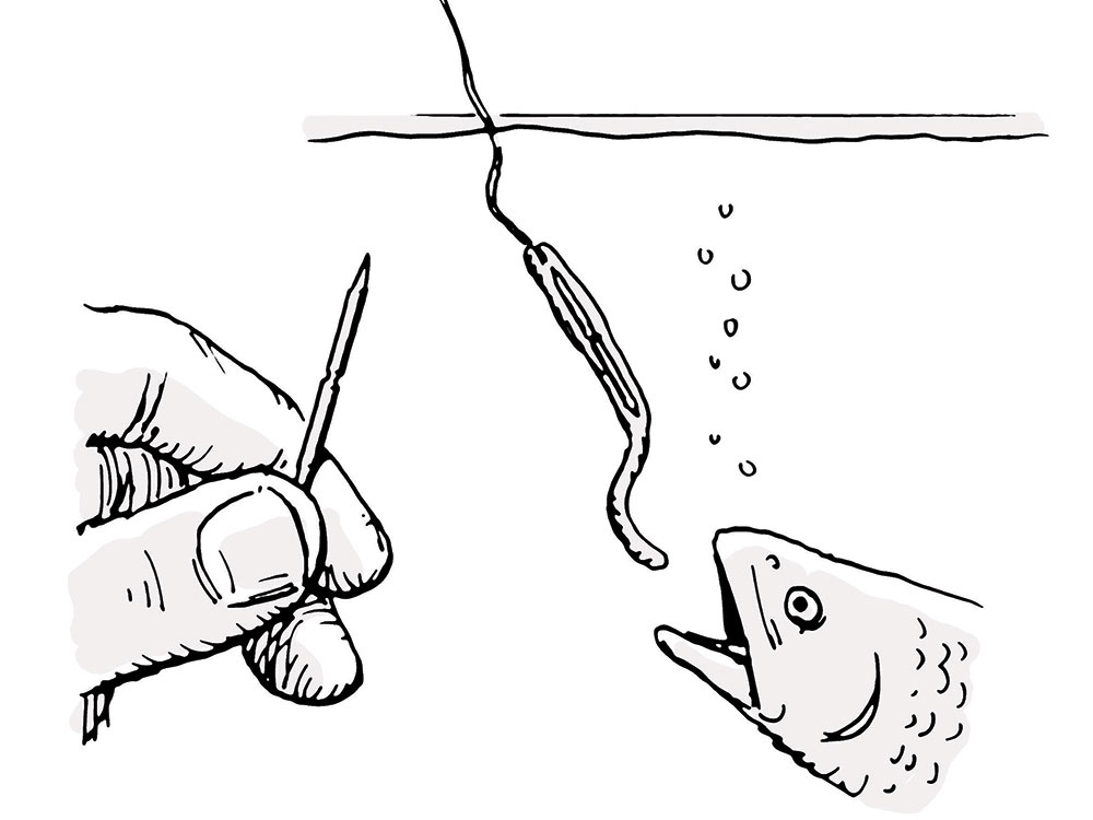 fishing diy hook survival