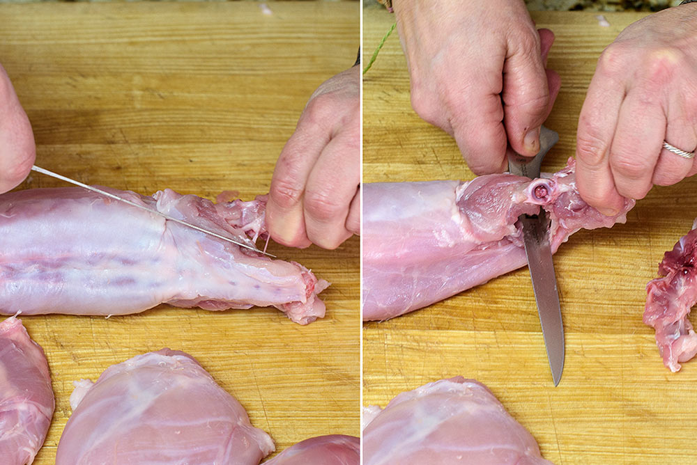 how to butcher a rabbit