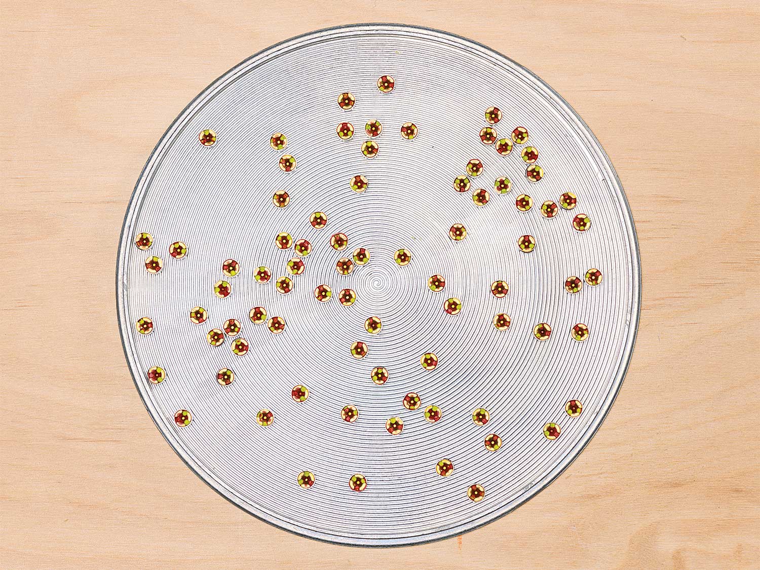 a tray of ammo primers