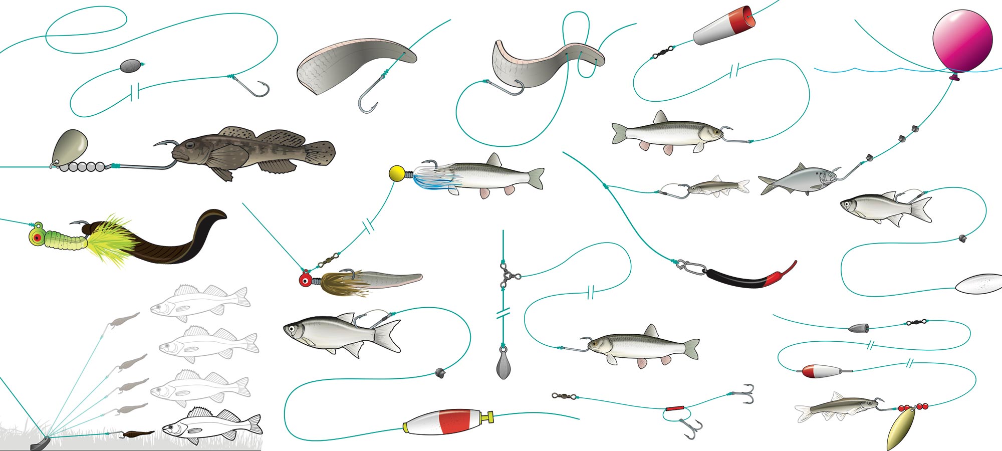 Seafishing Lures and Rigs - Lures and Floats