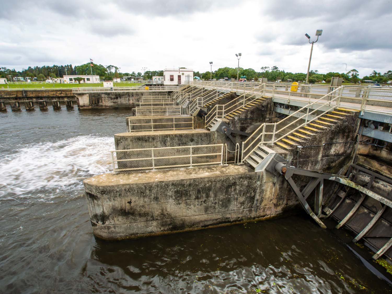 St. Lucie canal lock