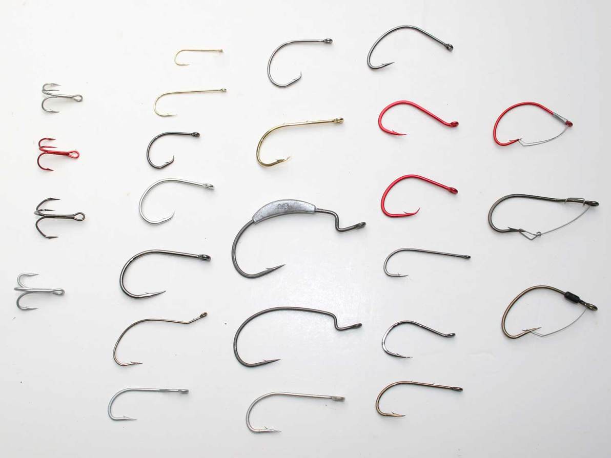 Circle or straight shank hooks for drop shot