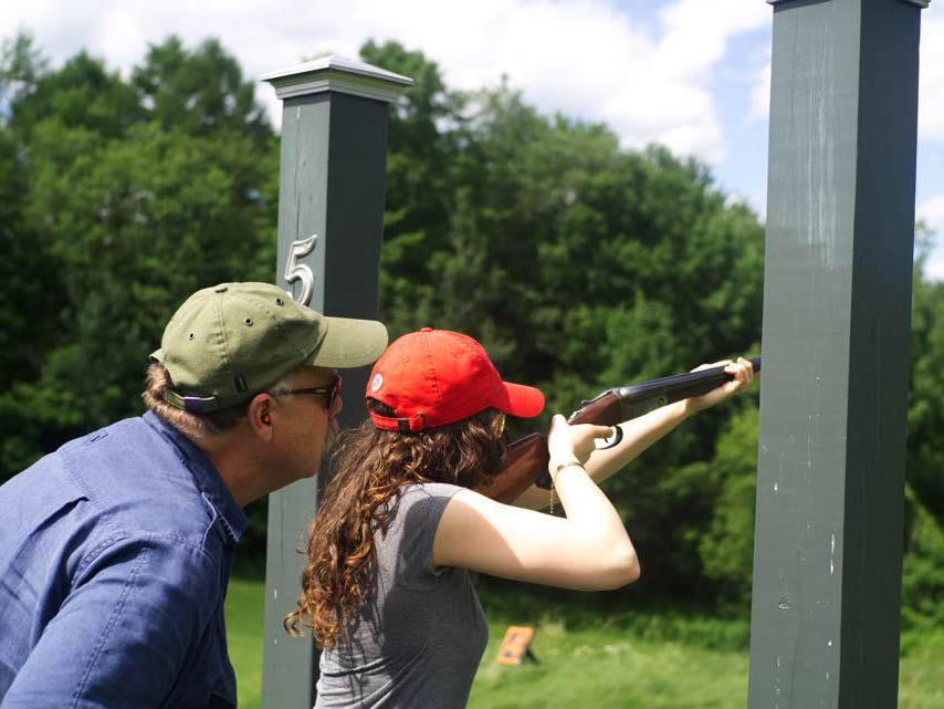 buddy system with aiming shotguns