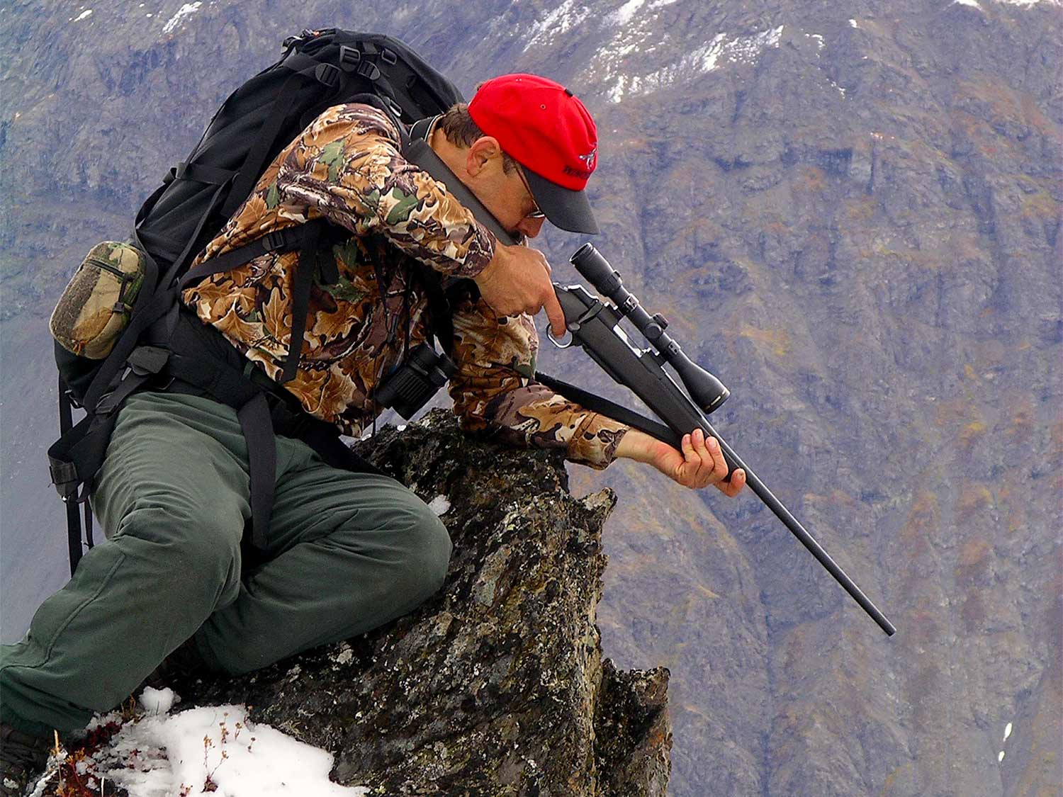 Premium Photo  American hunting rifles. hunting without borders. hunter  with shotgun gun on hunt.