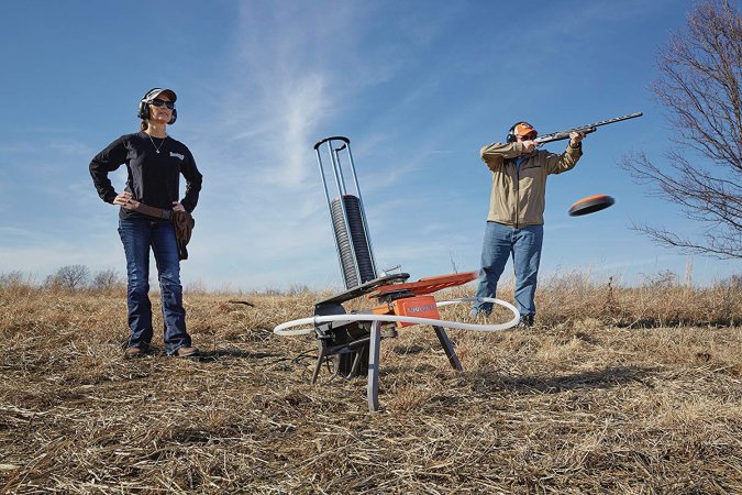 Shooting clays with friends