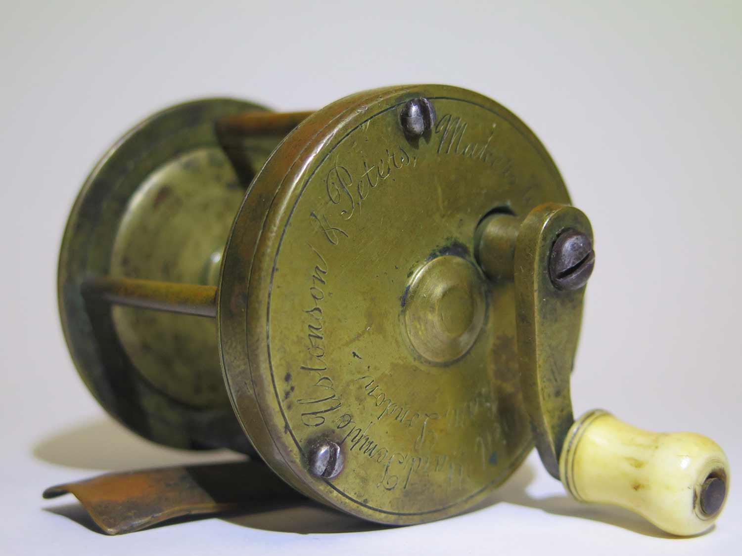 Vintage Fly Reel - English Brass