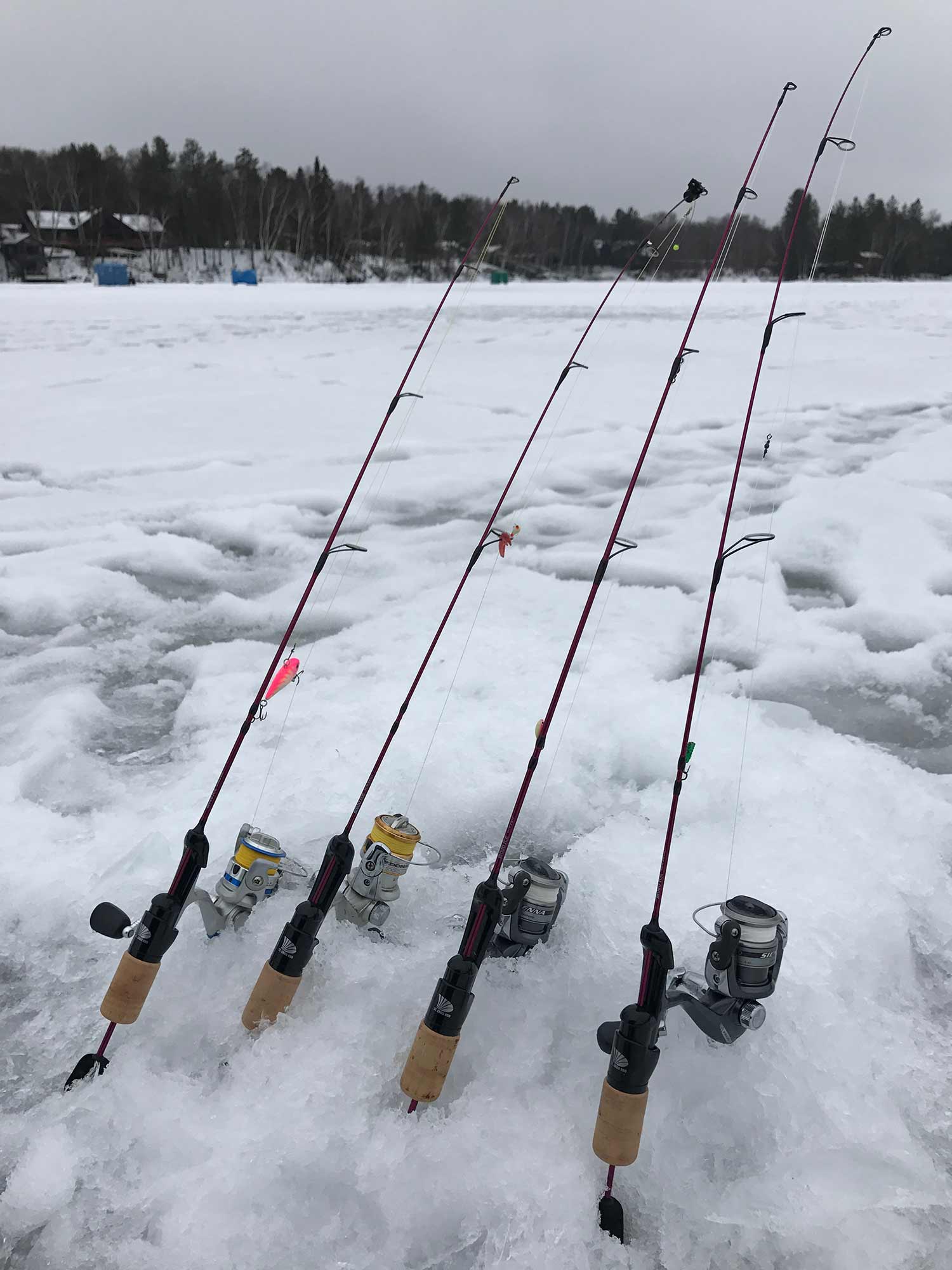 How to rig an ice fishing rod - Quora