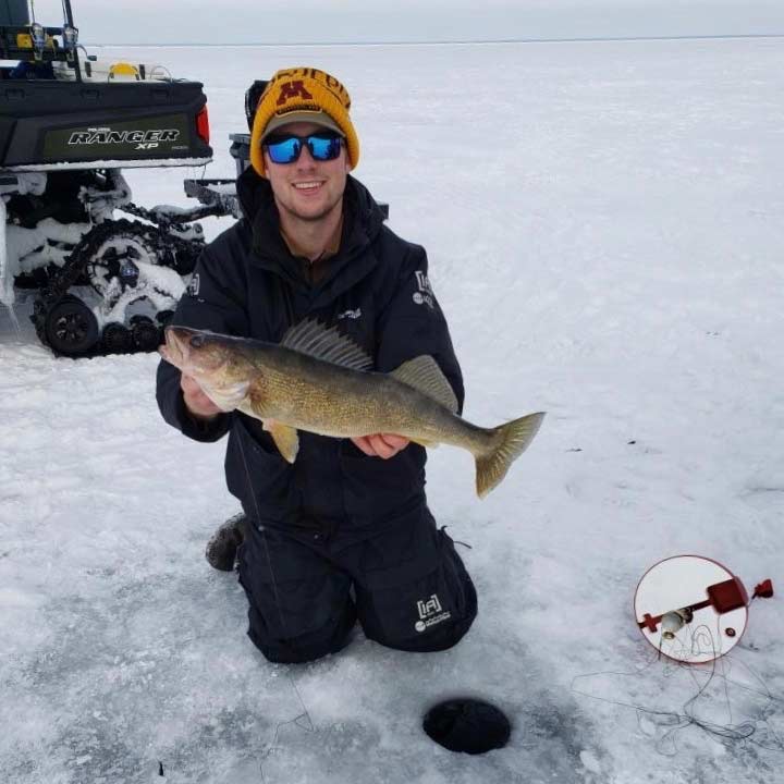How to Catch a World Record Walleye Through the Ice