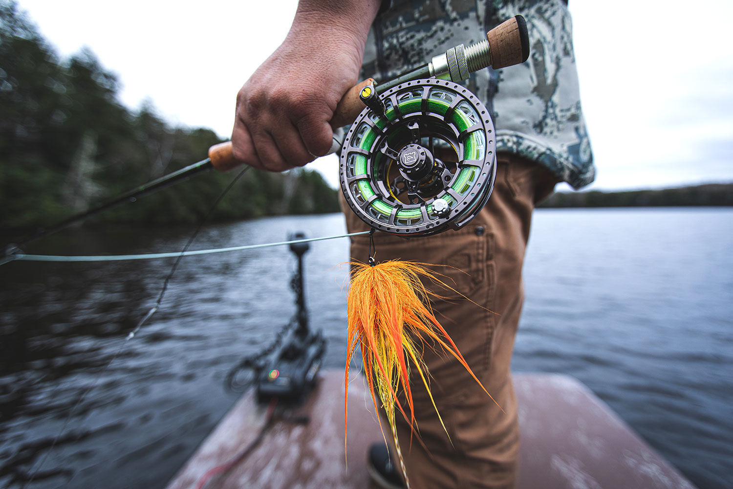 A muskie fishing lure