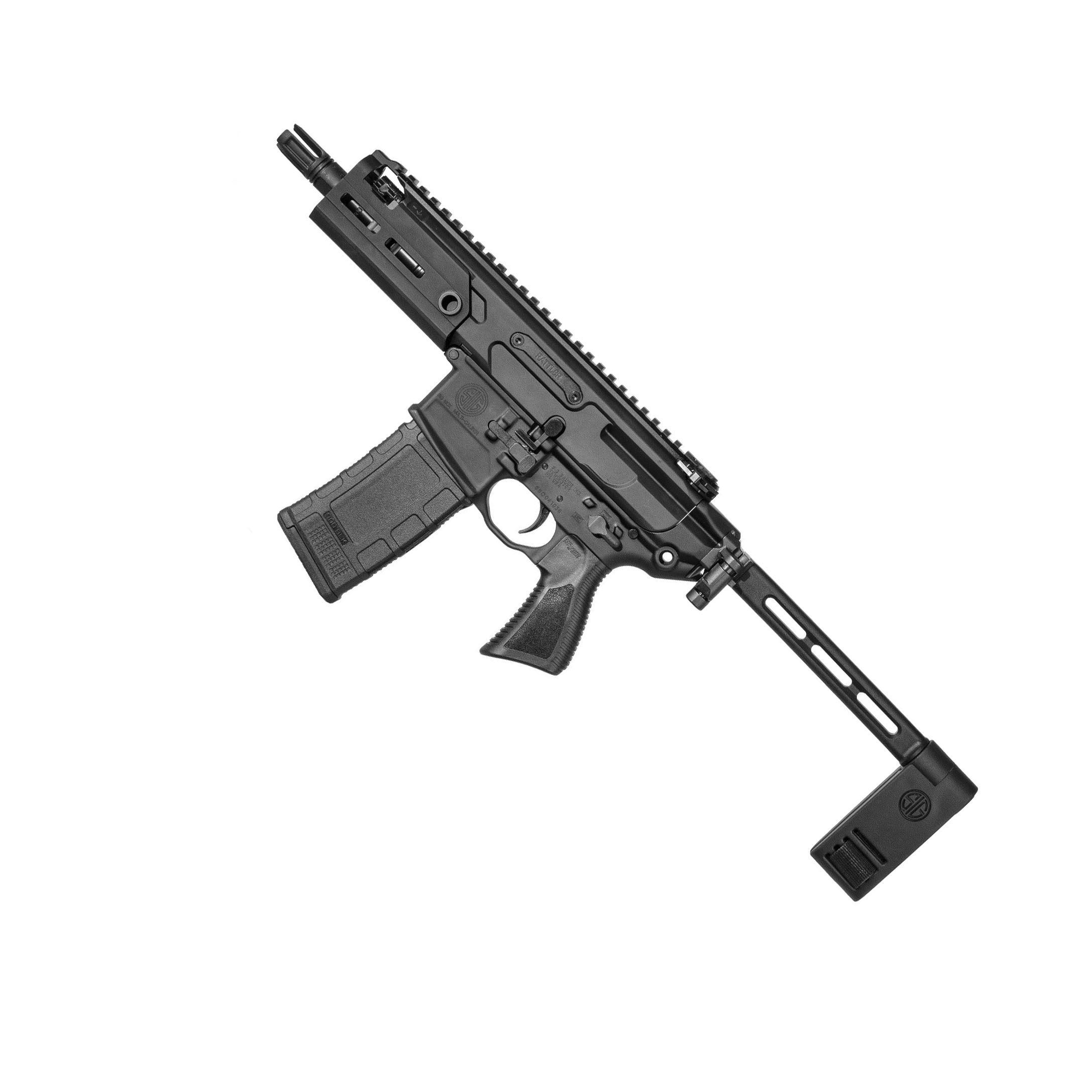 AR-15 5.5 Inch Muzzle Brake - Black & Tin