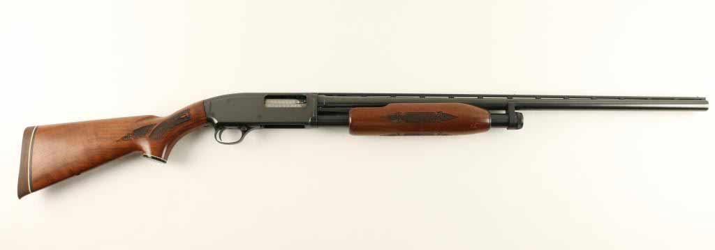 A Marlin 120 shotgun on a white background.