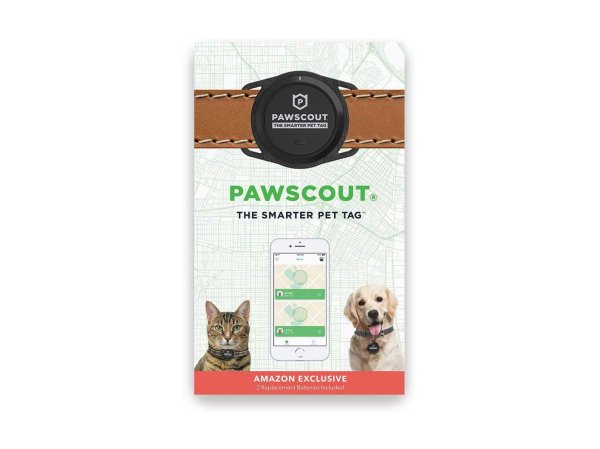  Pawscout Smarter Pet Tag (New Version 2.0) - Cat & Dog Tag, Lost Pet Alerts, Bluetooth Virtual Leash, Medical Profile, Walk Tracker, Pet Points of Interest, No Monthly Fees