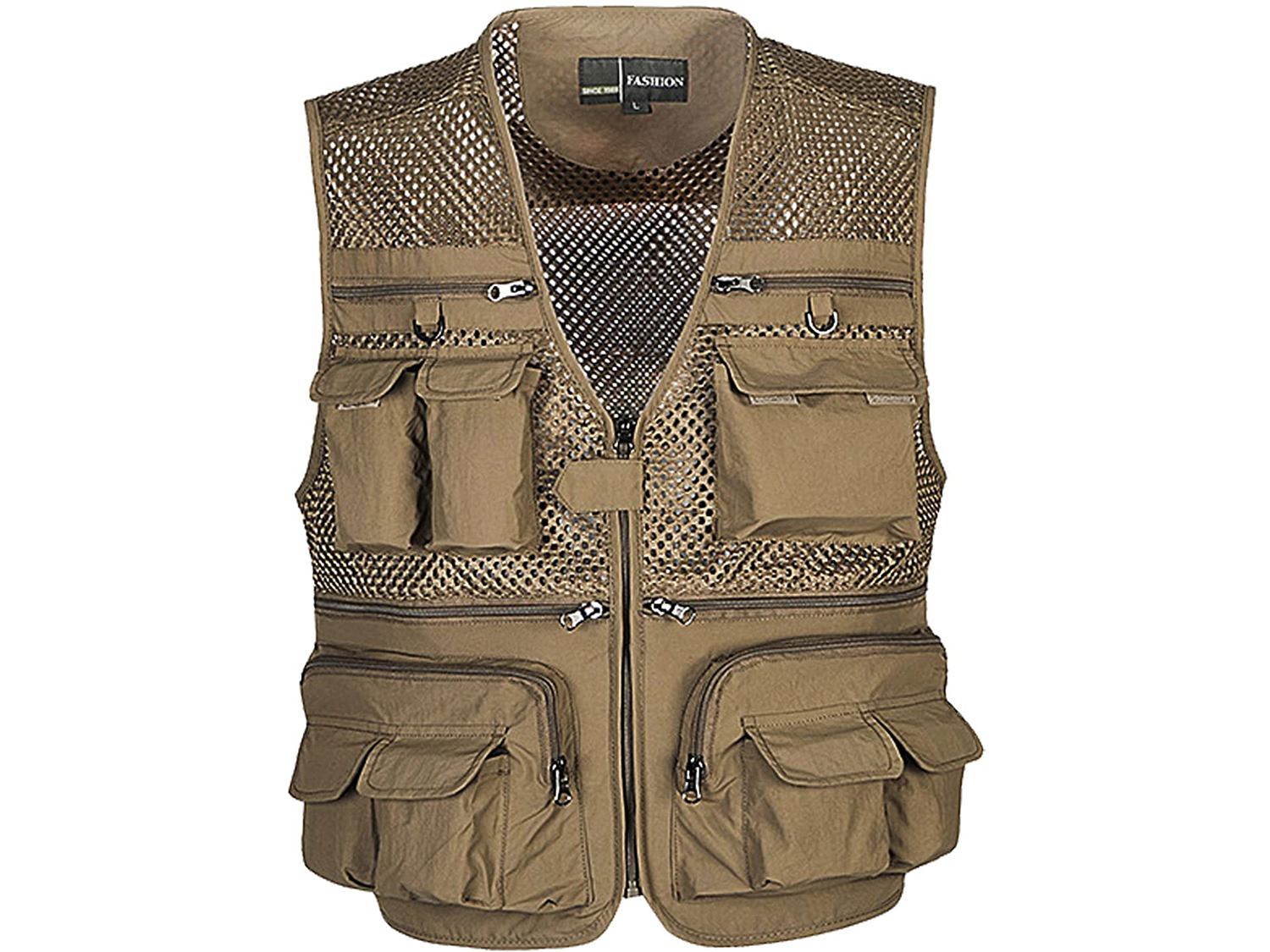 13 pockets fishing vest - Men's — Groupe Pronature