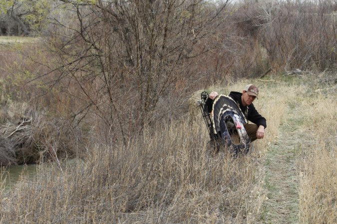 Pinch points are traffic areas deer and turkeys utilize.