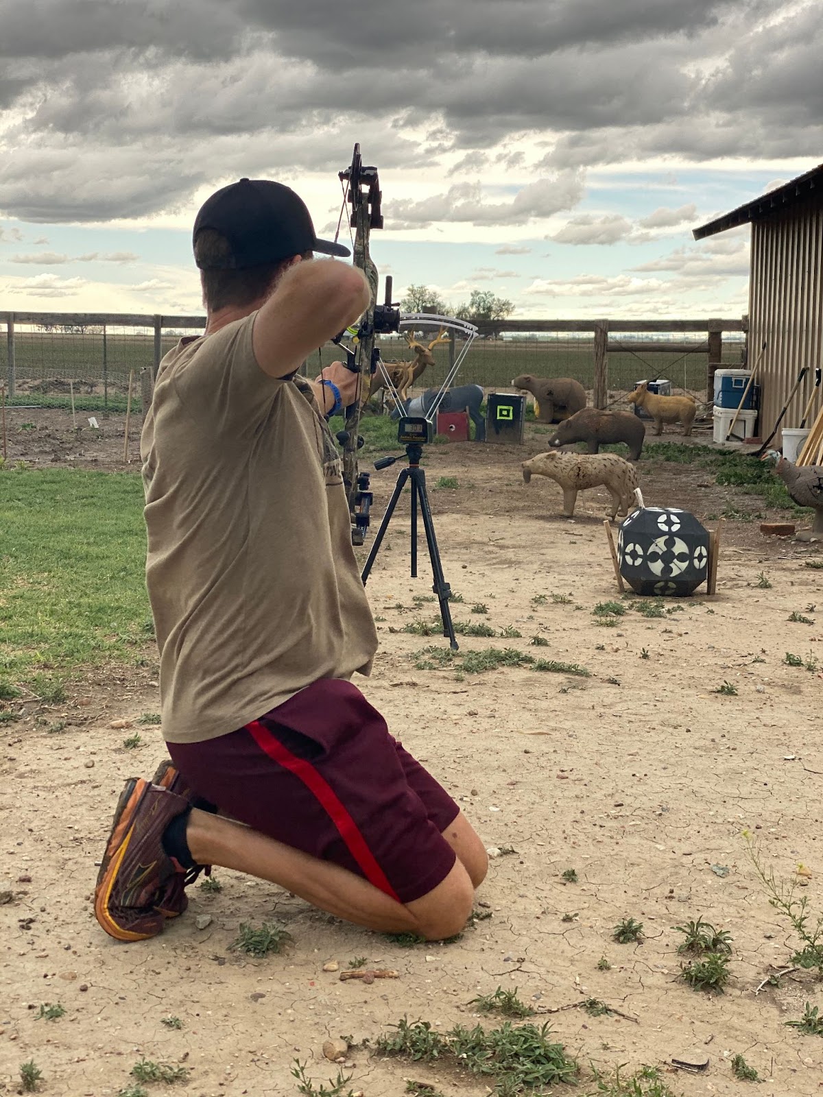 Hoyt Helix turbo compound bow being tested