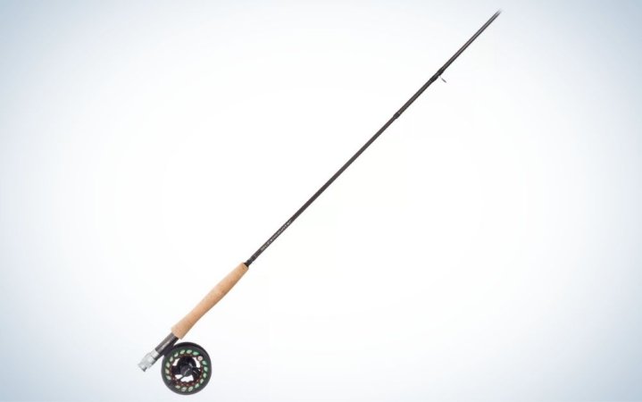  Black rod and reel combo