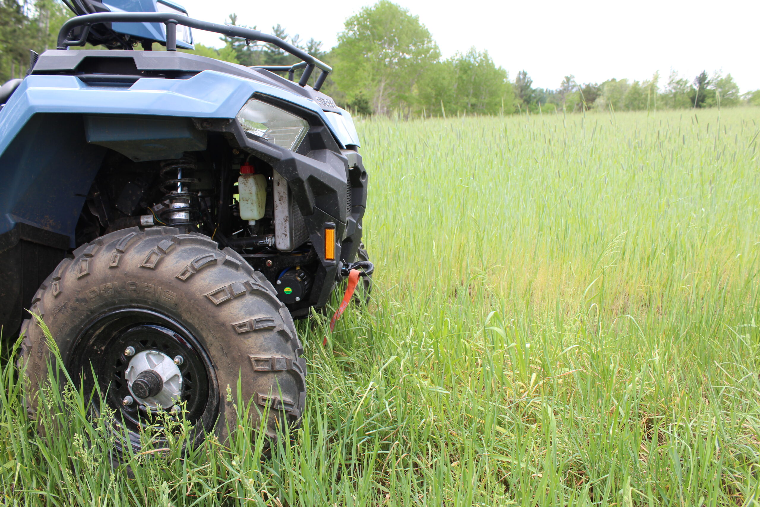 The Polaris 450 has plenty of power.