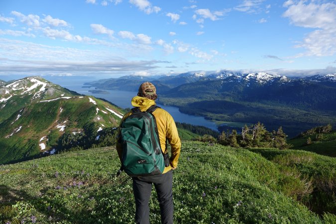 hiking in the tongass national forest