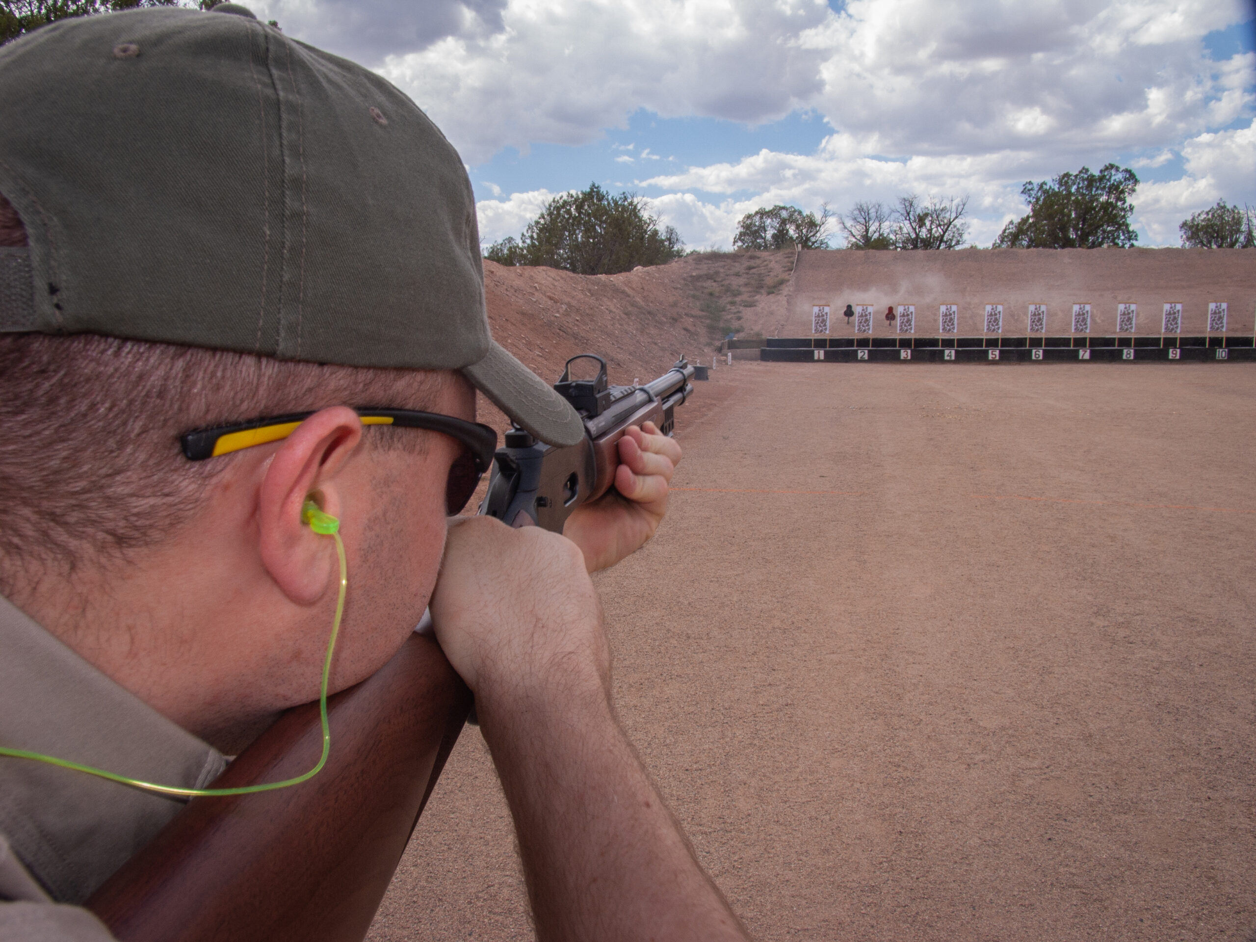 Steel targets become compromised once they are cratered.