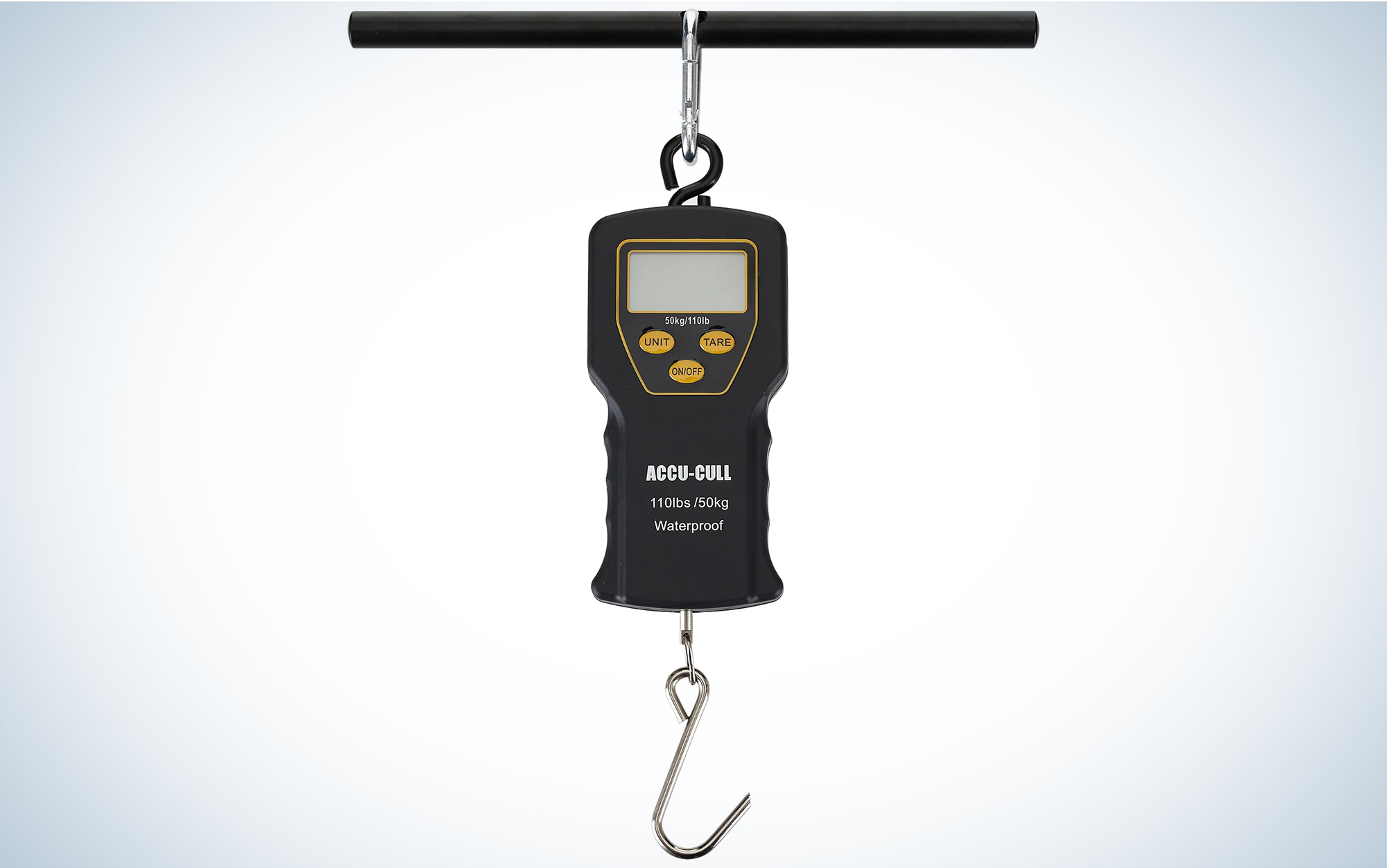 Commercial Grade Heavy Duty Digital 110lb/50kg Capacity Hanging Scale with  Backlit and Measuring Tape for Luggage Fish Fishing with Comfortable Handle  and Large Hook