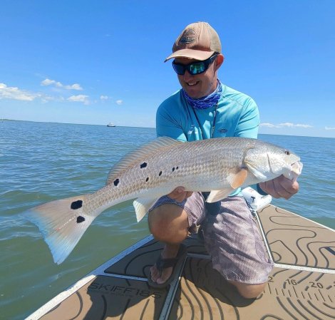 Puppy drum caught with Shimano Nasci