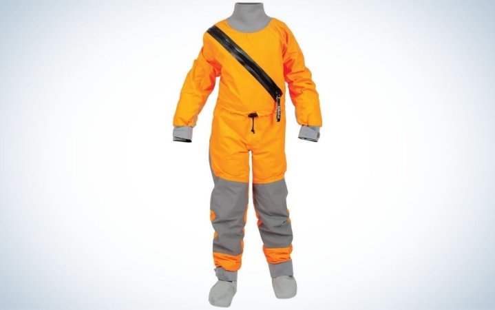  Orange and grey, dry paddling suit