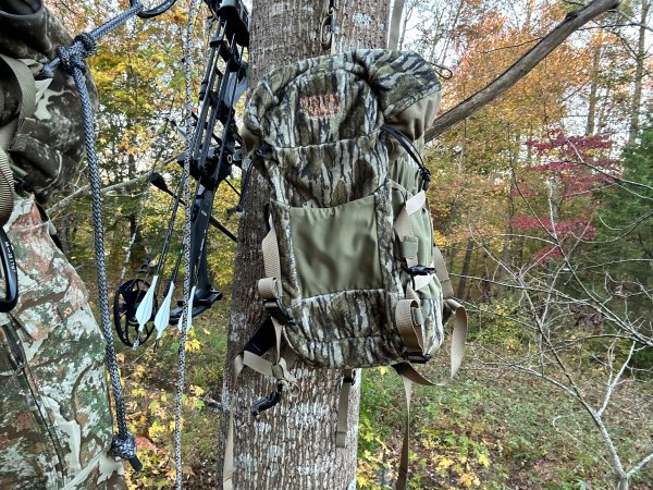  The Mystery Ranch Treehouse is the best hunting pack for saddle hunting.