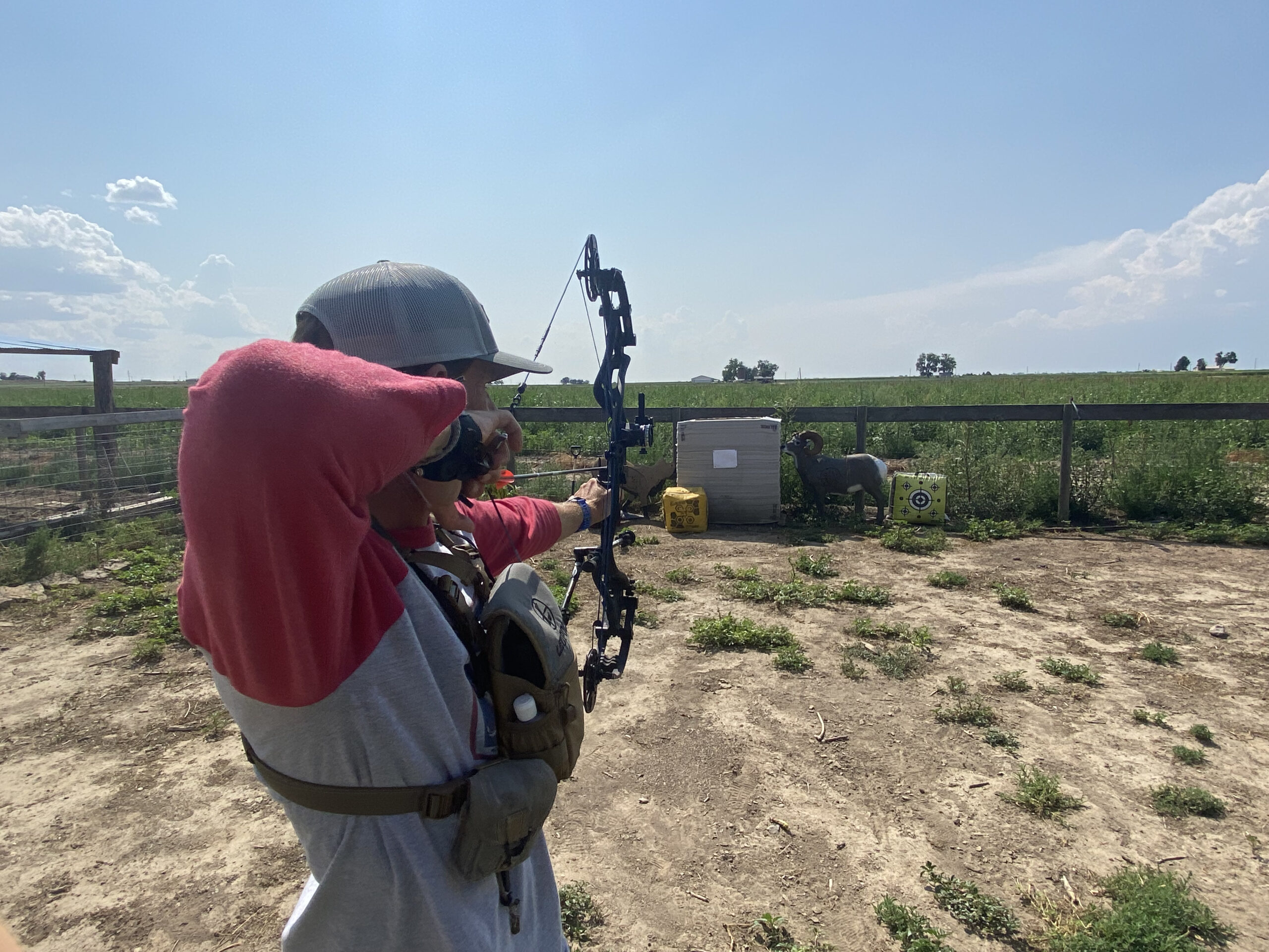 Practicing for bowhunting shot opportunities means focusing on form.