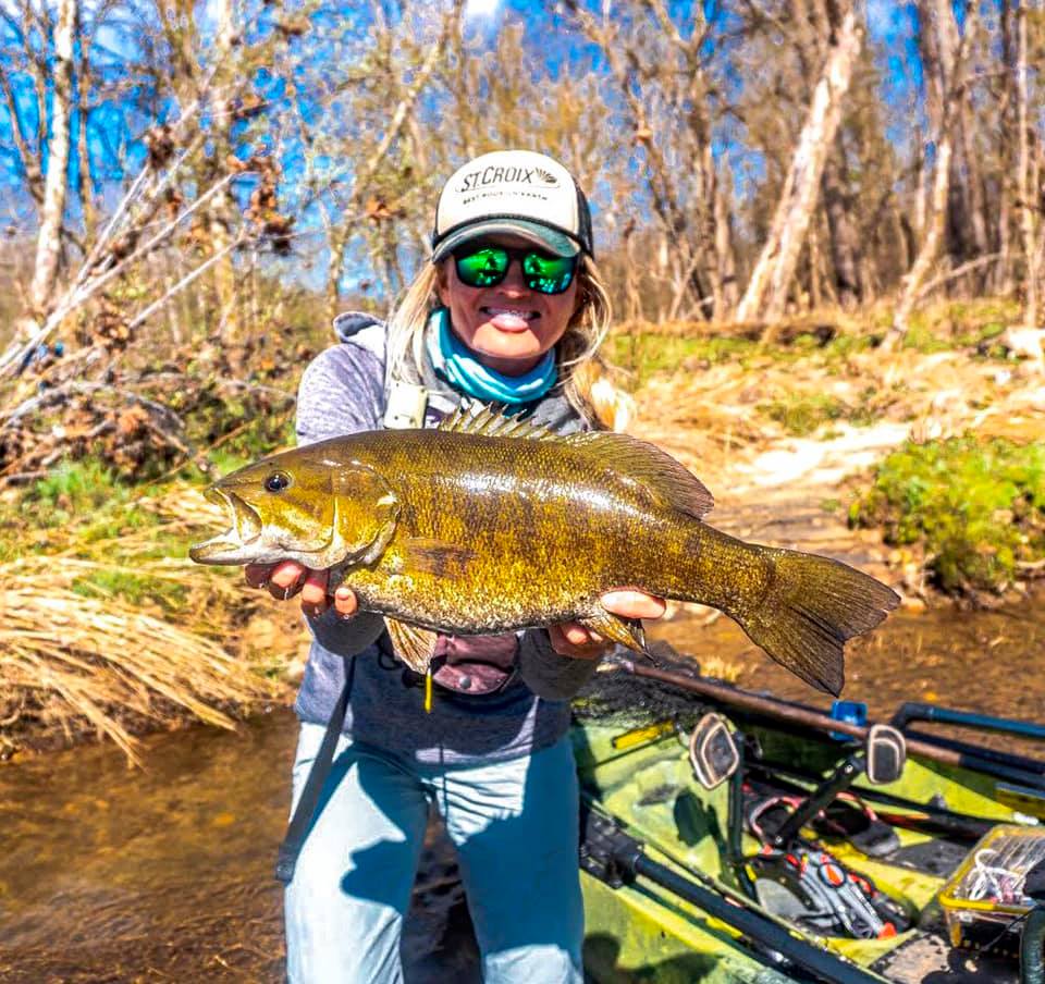 Fly Fishing and Catching Smallmouth Bass in the Fall