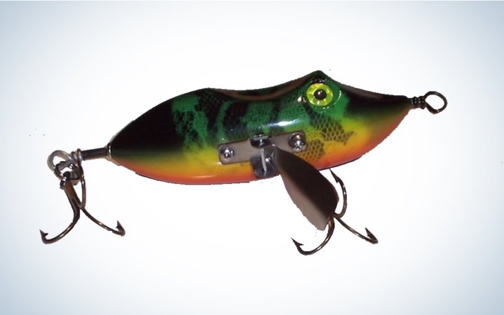  The Bitten Tackle Creeper is one of the best musky lures.