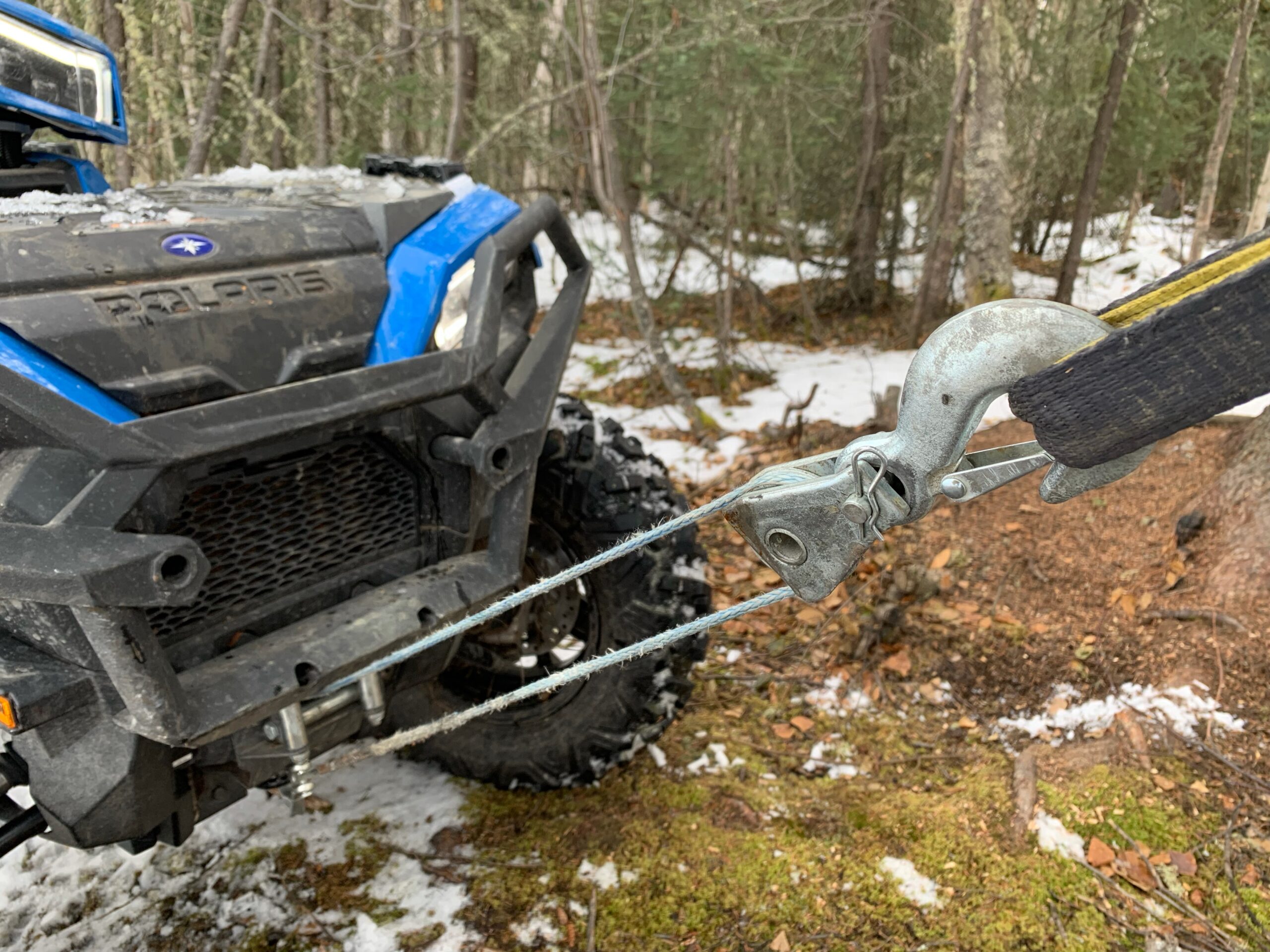 Two snatch blocks are critical tools to keep in your UTV.